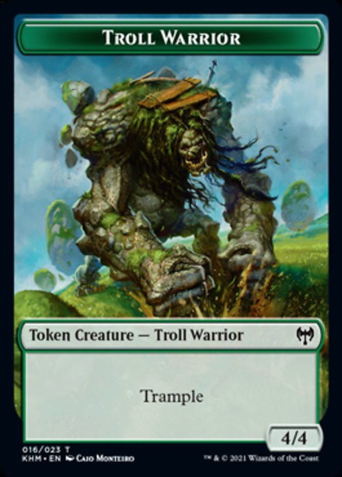 Troll Warrior Token [Kaldheim Tokens] | Webway Games
