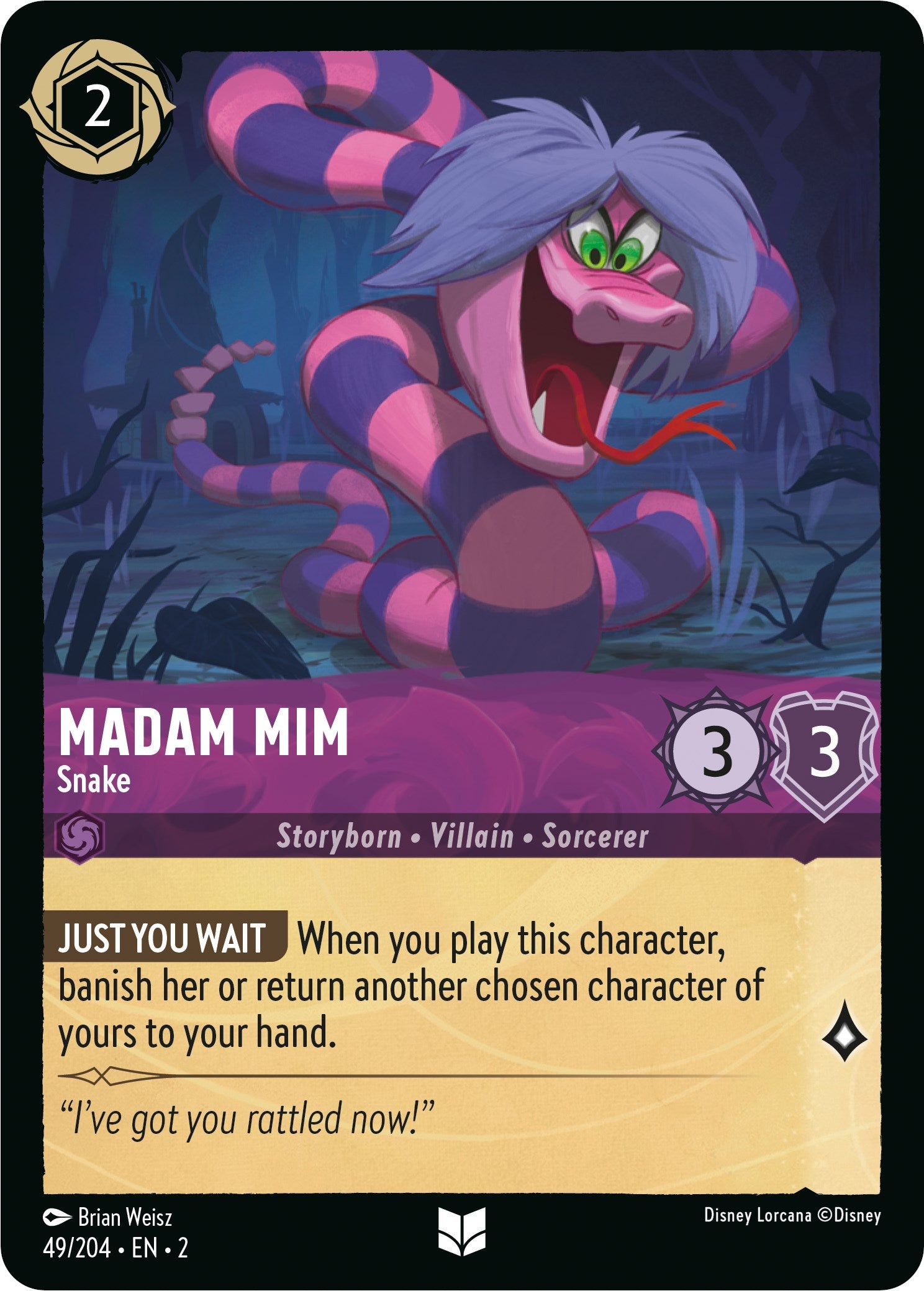 Madam Mim - Snake (49/204) [Rise of the Floodborn] | Webway Games