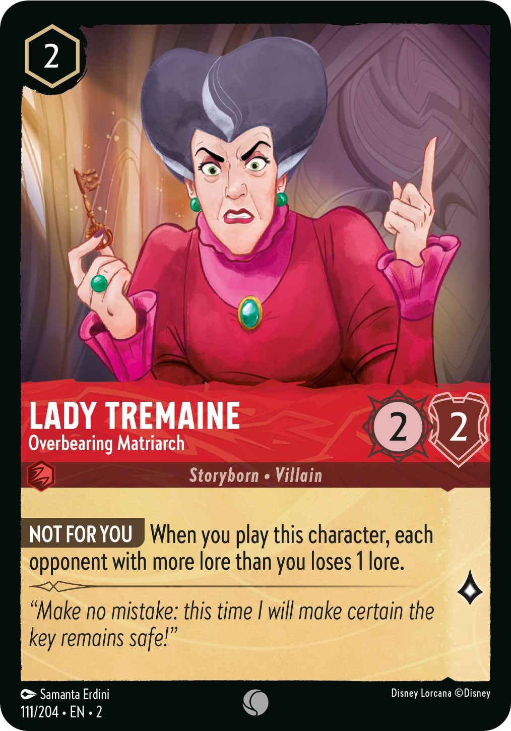 Lady Tremaine - Overbearing Matriarch (111/204) [Rise of the Floodborn] | Webway Games