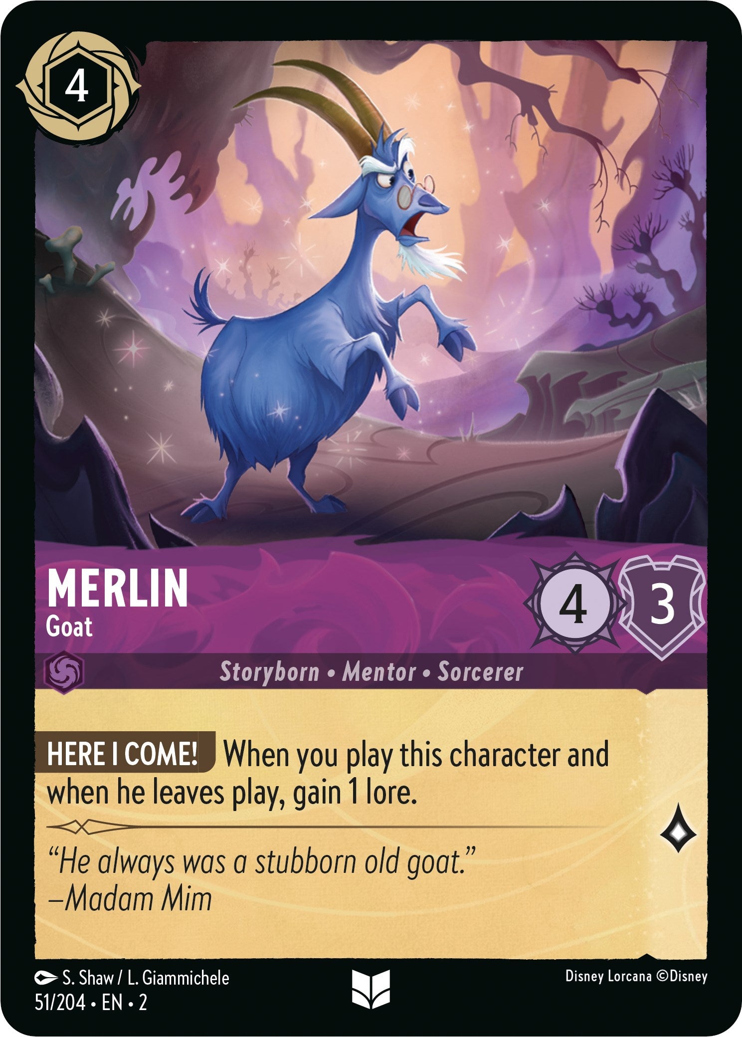 Merlin - Goat (51/204) [Rise of the Floodborn] | Webway Games