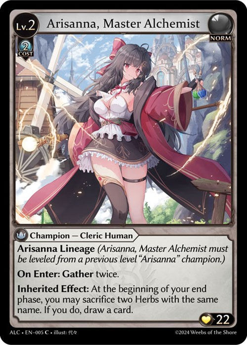 Arisanna, Master Alchemist (005) [Alchemical Revolution] | Webway Games