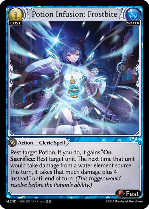 Potion Infusion: Frostbite (081) [Dawn of Ashes: Starter Decks] | Webway Games