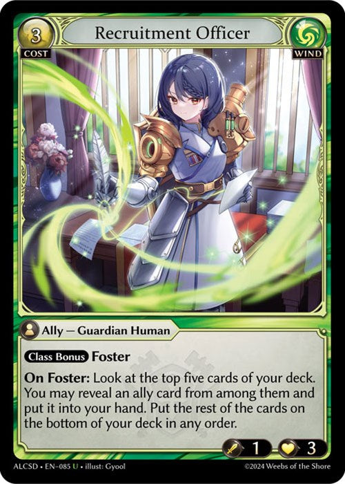 Recruitment Officer (085) [Dawn of Ashes: Starter Decks] | Webway Games