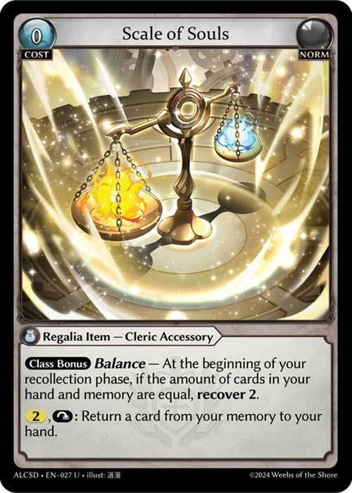 Scale of Souls (027) [Dawn of Ashes: Starter Decks] | Webway Games