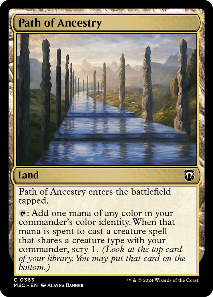 Path of Ancestry (Ripple Foil) [Modern Horizons 3 Commander] | Webway Games