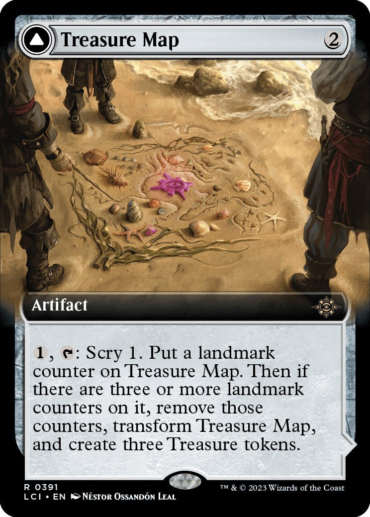 Treasure Map // Treasure Cove (Extended Art) [The Lost Caverns of Ixalan] | Webway Games