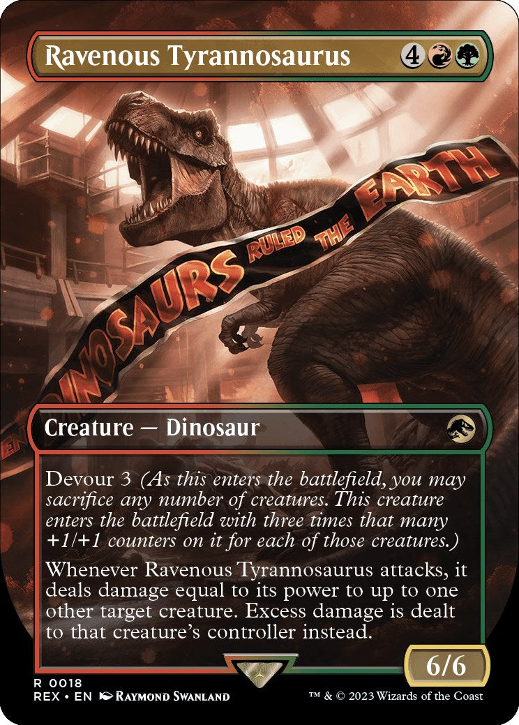 Ravenous Tyrannosaurus (Borderless) [Jurassic World Collection] | Webway Games