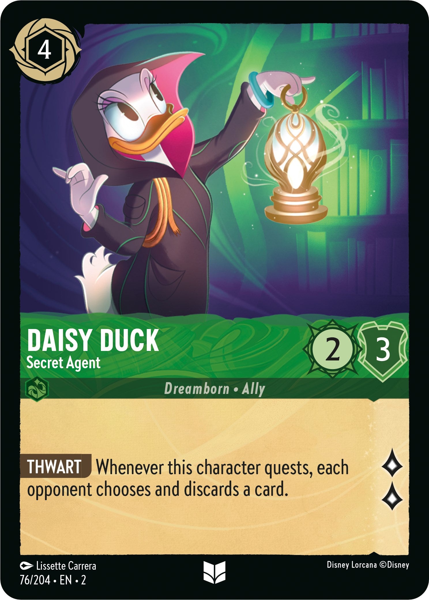 Daisy Duck - Secret Agent (76/204) [Rise of the Floodborn] | Webway Games