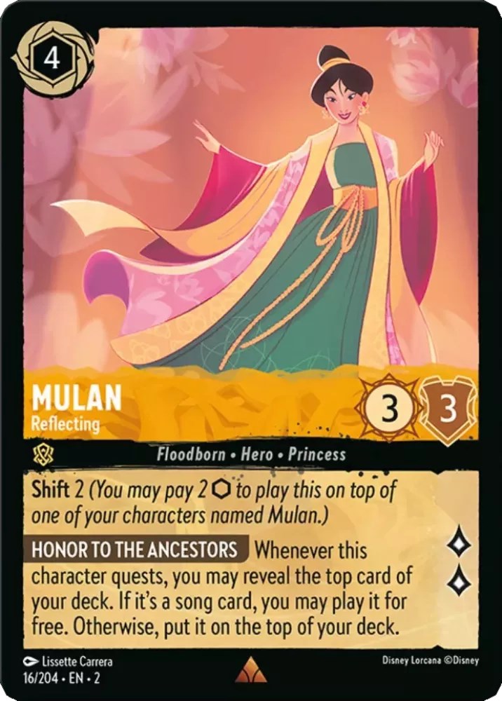 Mulan - Reflecting (16/204) [Rise of the Floodborn] | Webway Games