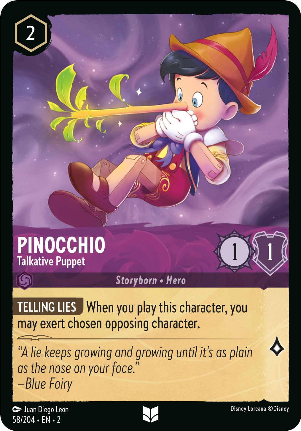 Pinocchio - Talkative Puppet (58/204) [Rise of the Floodborn] | Webway Games