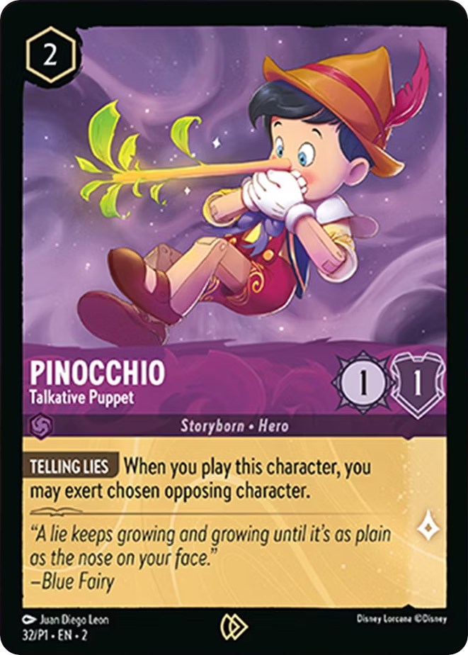 Pinocchio - Talkative Puppet (32) [Promo Cards] | Webway Games