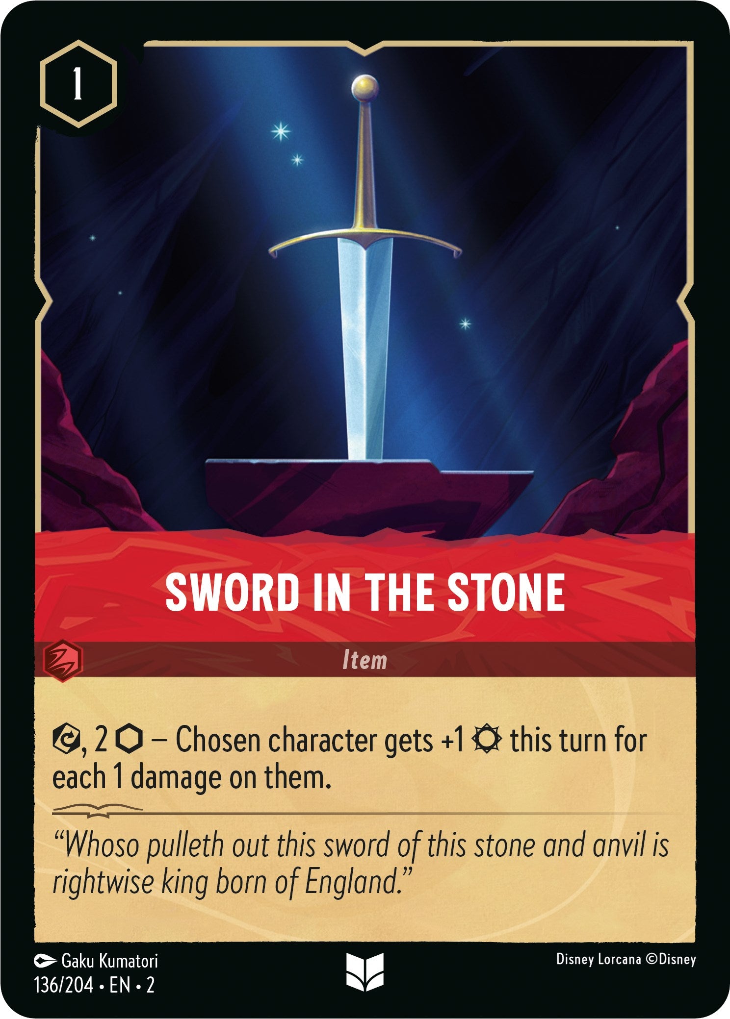 Sword in the Stone (136/204) [Rise of the Floodborn] | Webway Games