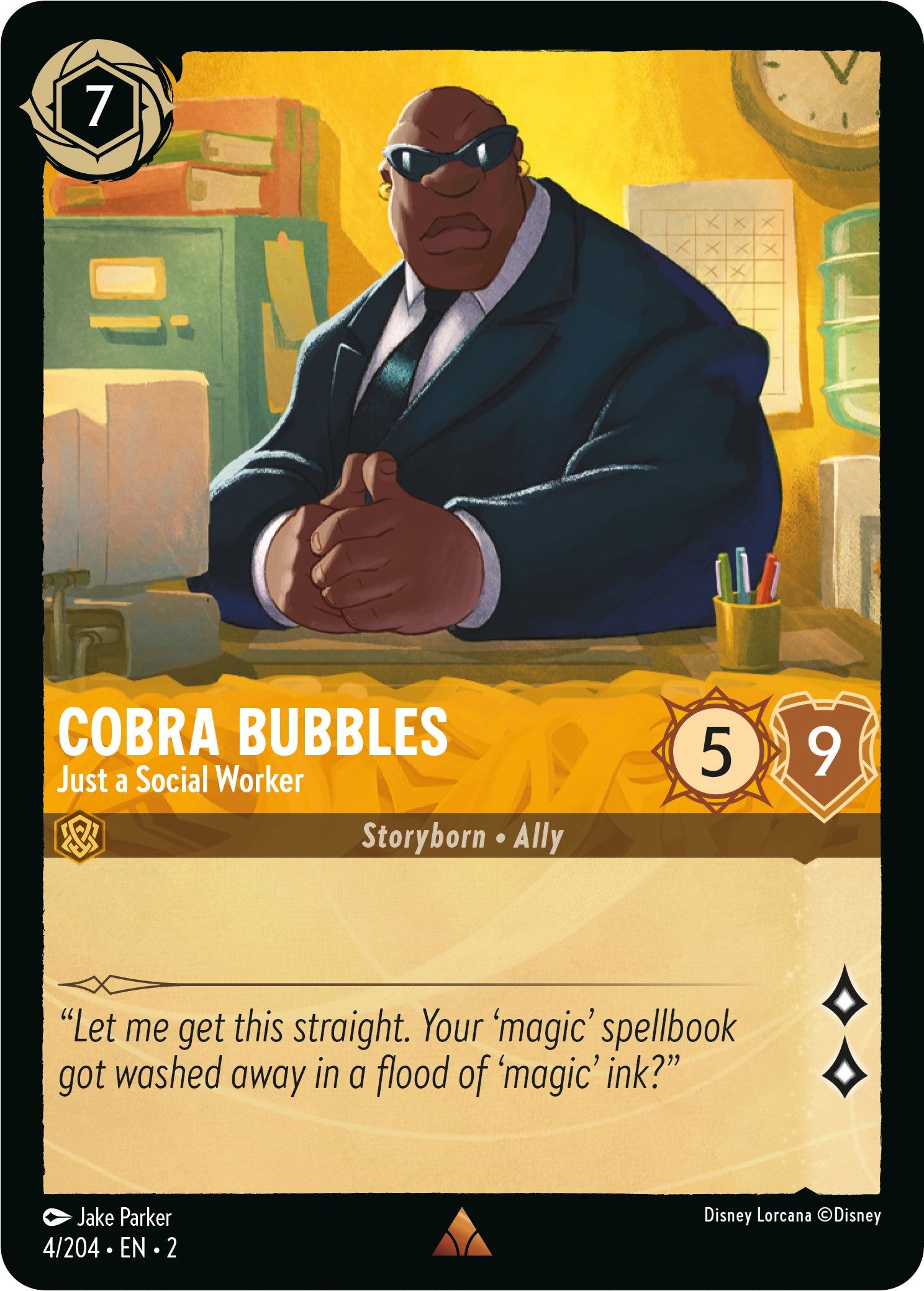 Cobra Bubbles - Just a Social Worker (4/204) [Rise of the Floodborn] | Webway Games