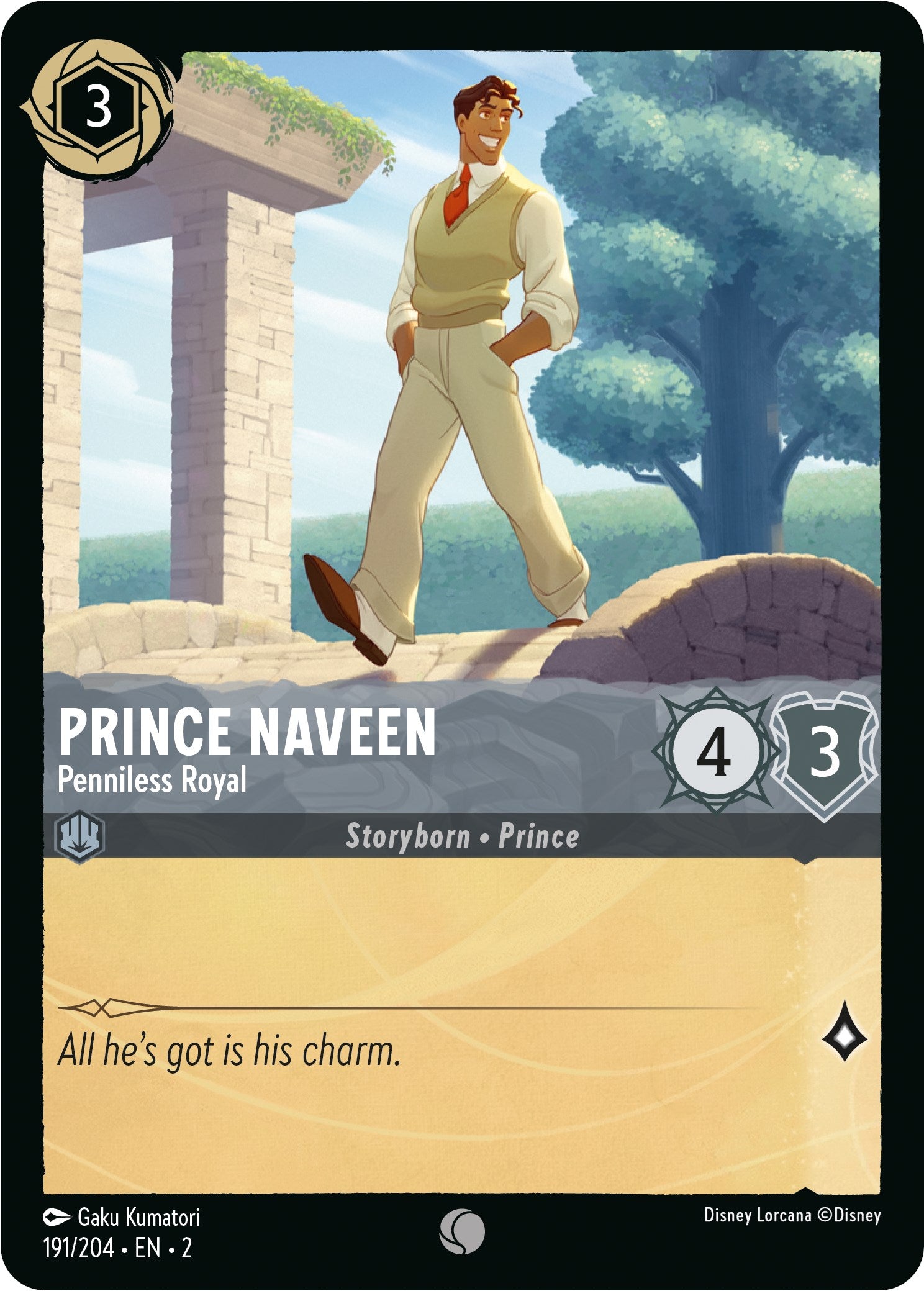 Prince Naveen - Penniless Royal (191/204) [Rise of the Floodborn] | Webway Games