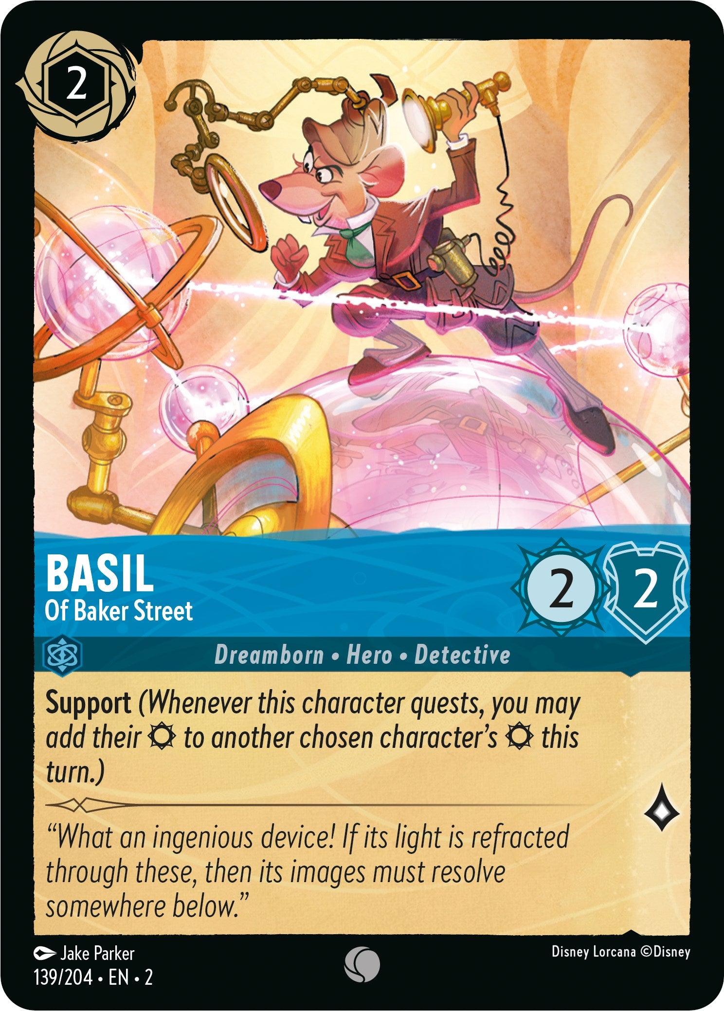 Basil - Of Baker Street (139/204) [Rise of the Floodborn] | Webway Games