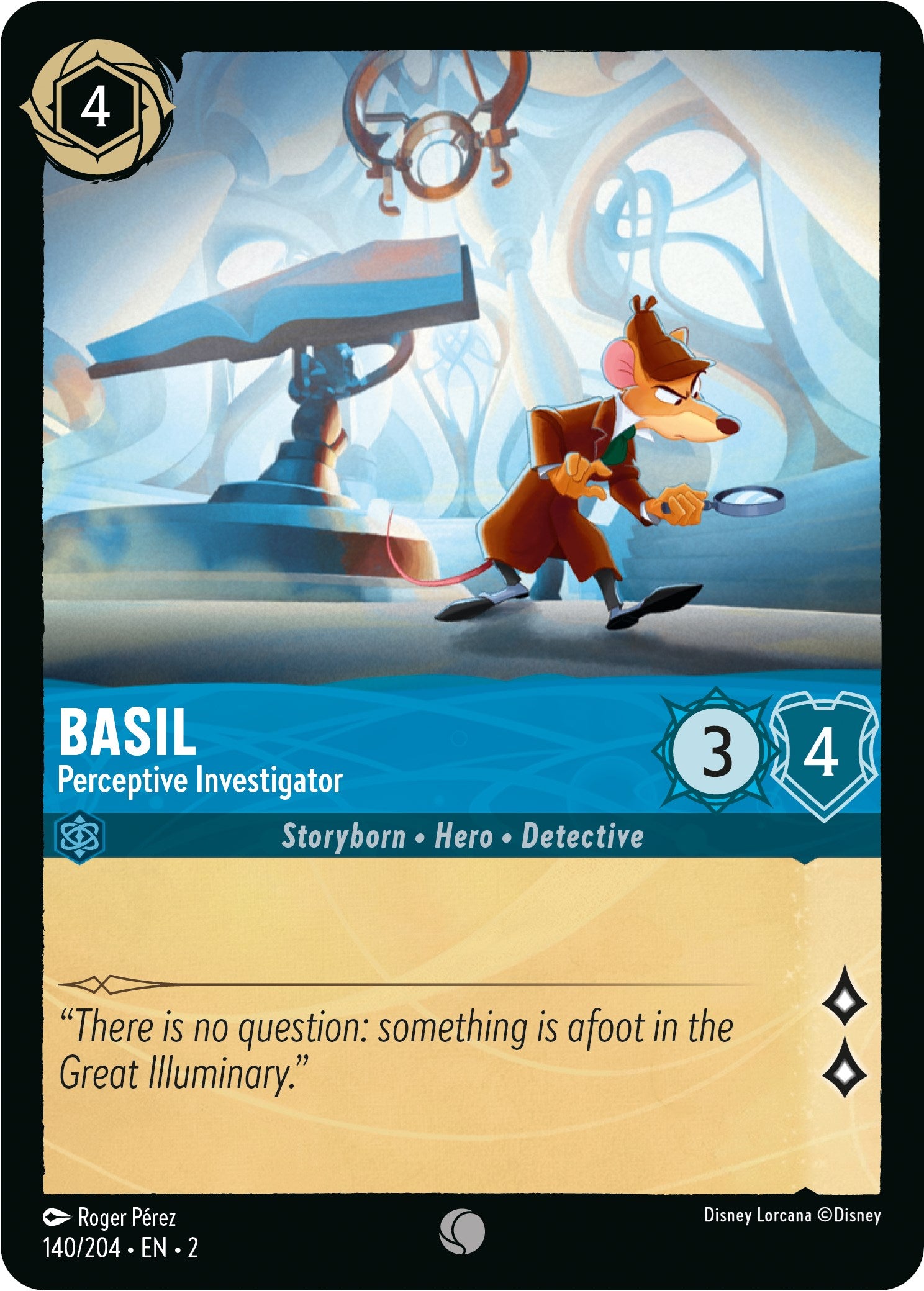 Basil - Perceptive Investigator (140/204) [Rise of the Floodborn] | Webway Games