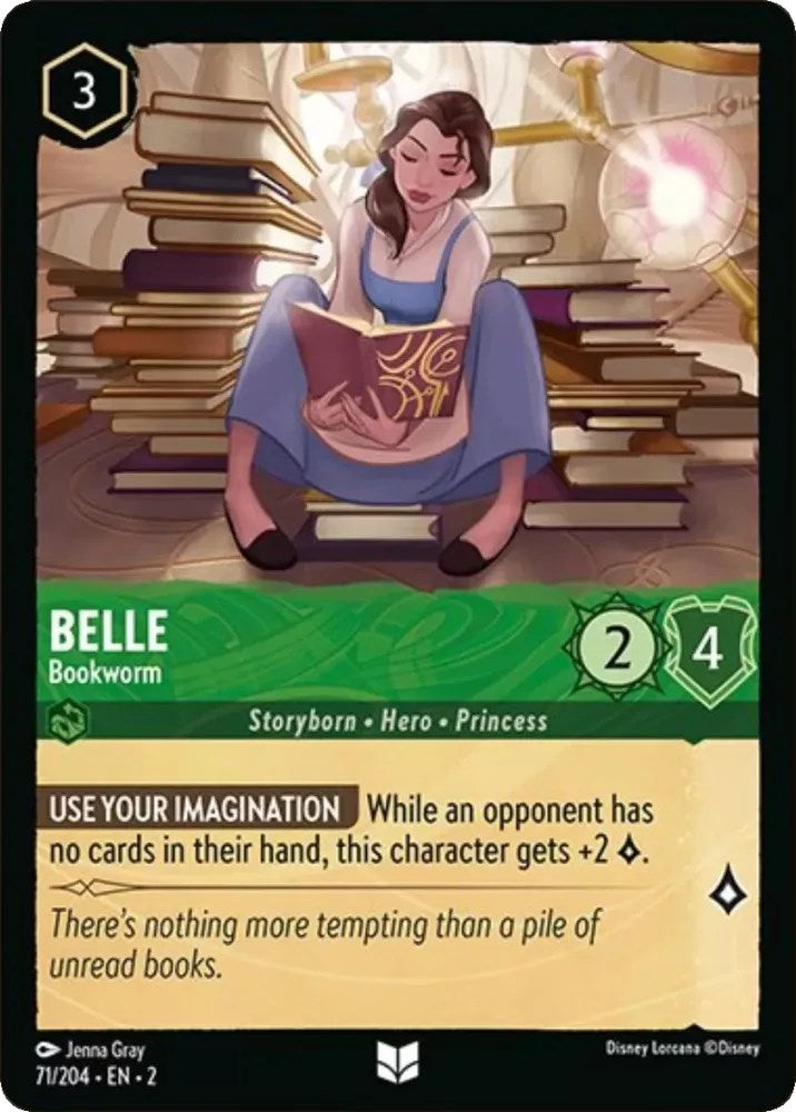 Belle - Bookworm (71/204) [Rise of the Floodborn] | Webway Games