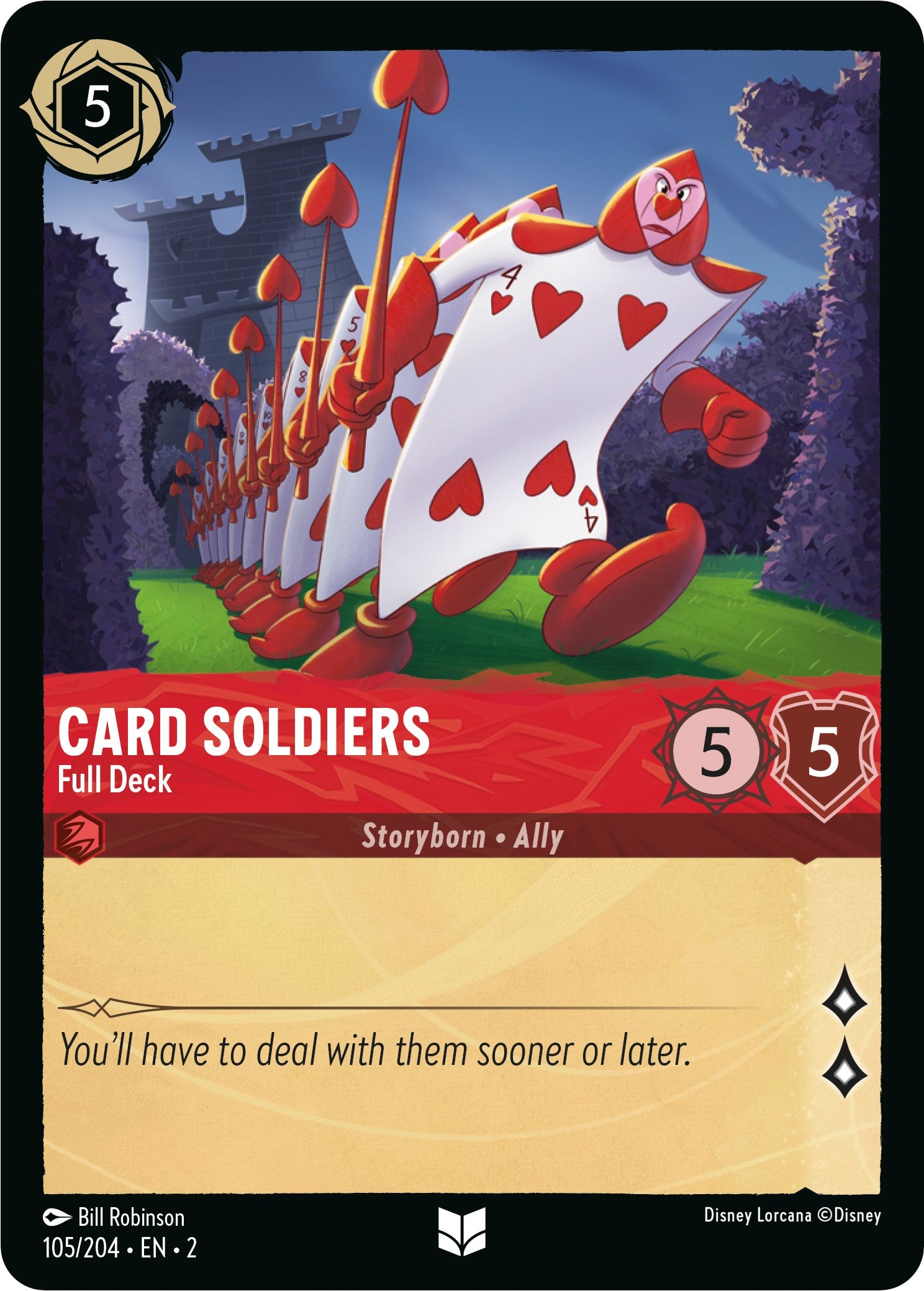 Card Soldiers - Full Deck (105/204) [Rise of the Floodborn] | Webway Games