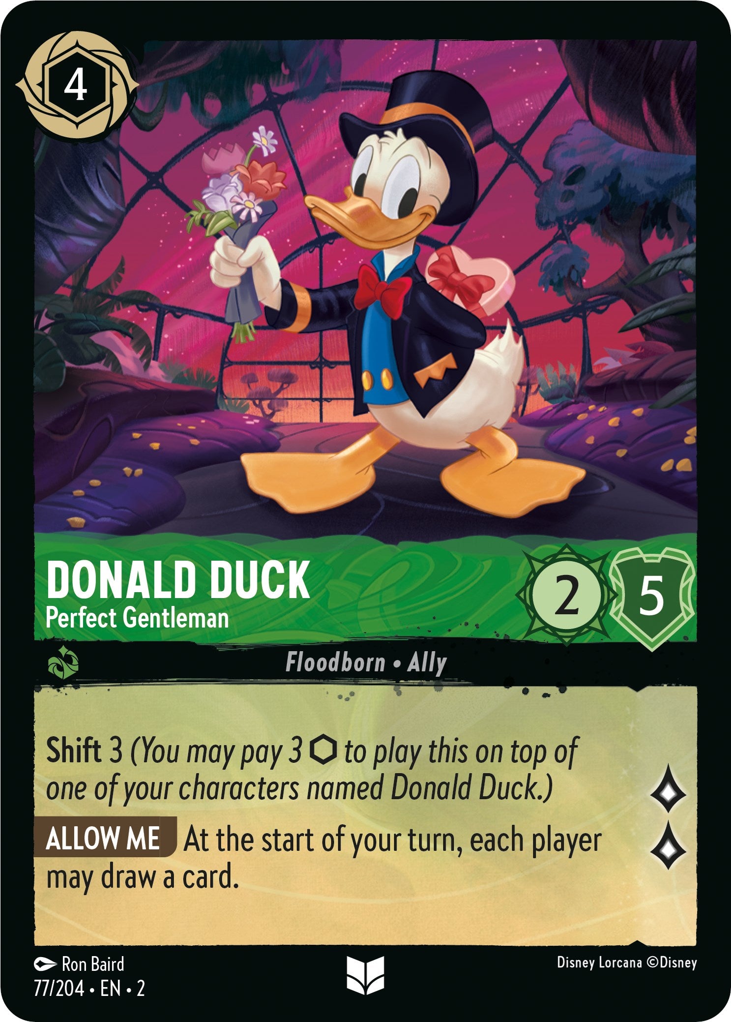 Donald Duck - Perfect Gentleman (77/204) [Rise of the Floodborn] | Webway Games