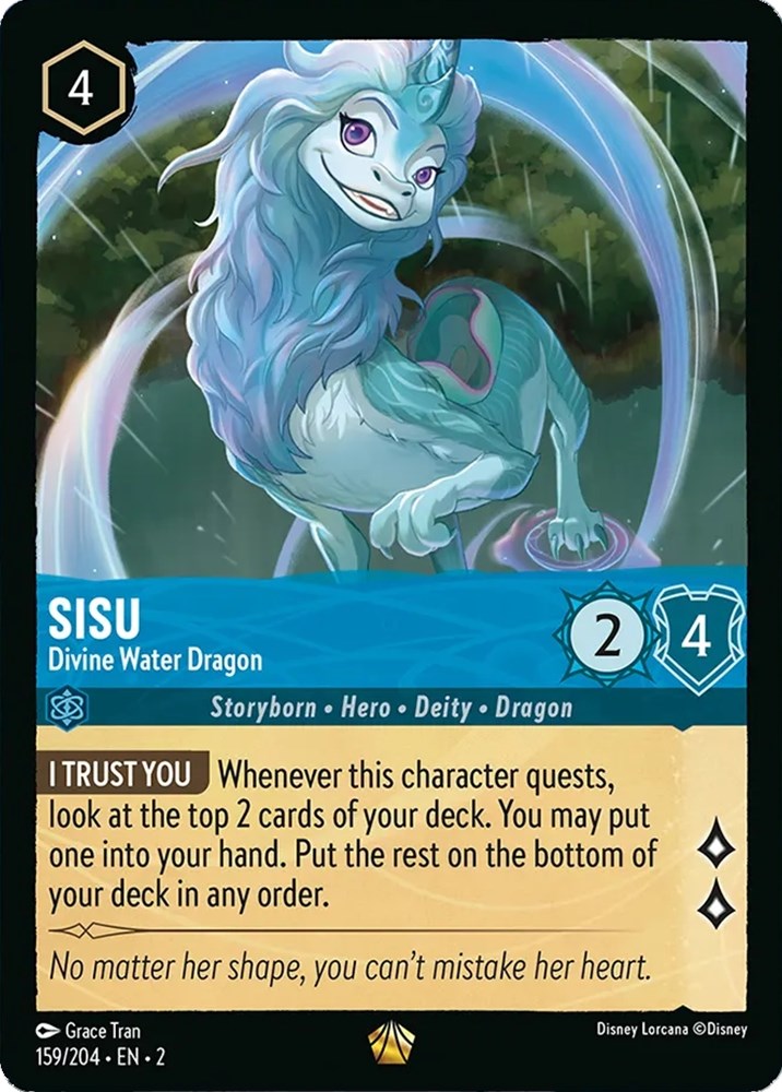 Sisu - Divine Water Dragon (159/204) [Rise of the Floodborn] | Webway Games