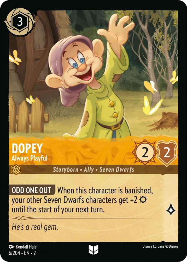 Dopey - Always Playful (6/204) [Rise of the Floodborn] | Webway Games