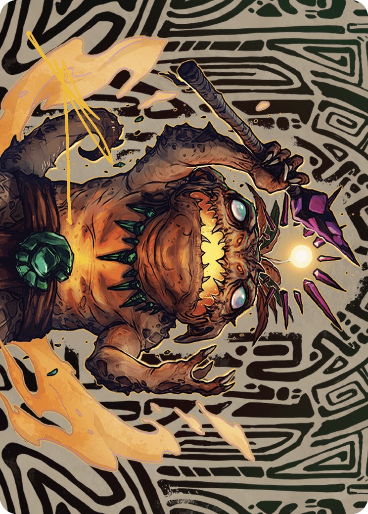 Zoyowa Lava-Tongue Art Card (Gold-Stamped Signature) [The Lost Caverns of Ixalan Art Series] | Webway Games