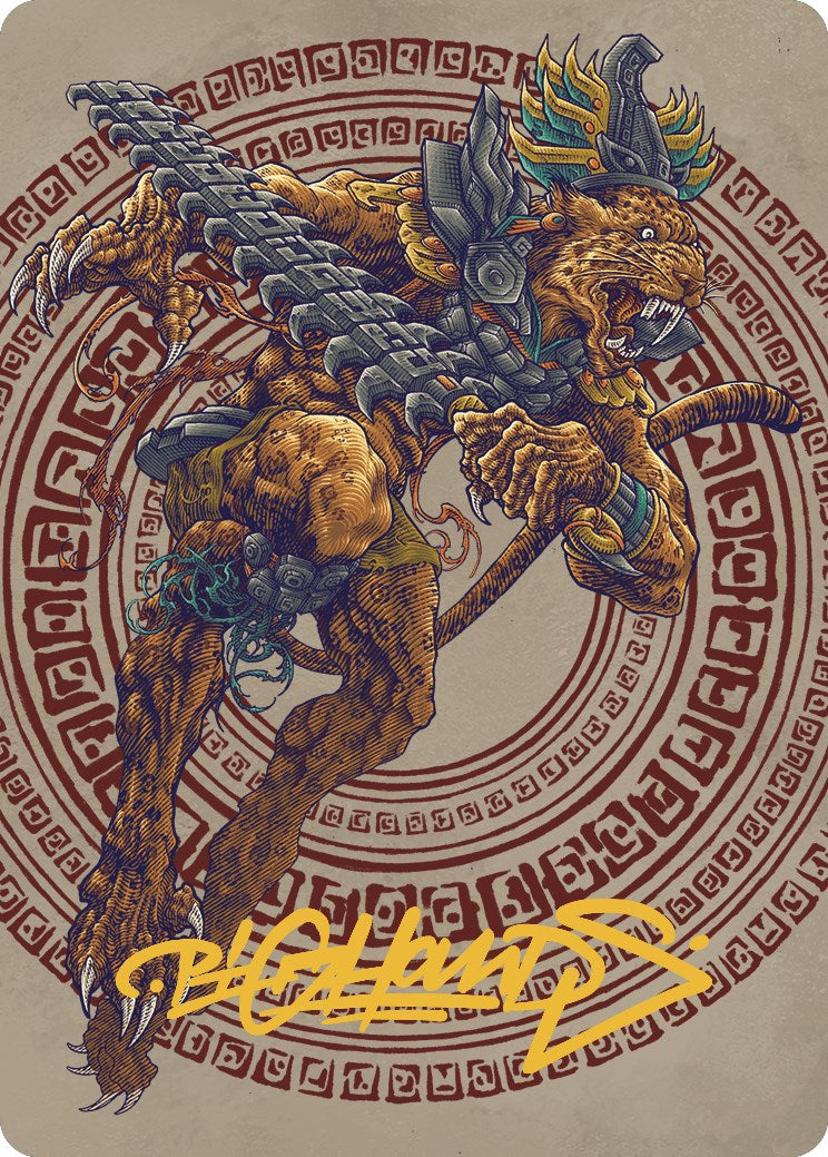 Sovereign Okinec Ahau Art Card (Gold-Stamped Signature) [The Lost Caverns of Ixalan Art Series] | Webway Games