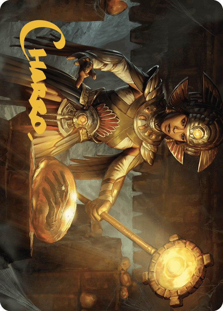 Curator of Sun's Creation Art Card (Gold-Stamped Signature) [The Lost Caverns of Ixalan Art Series] | Webway Games