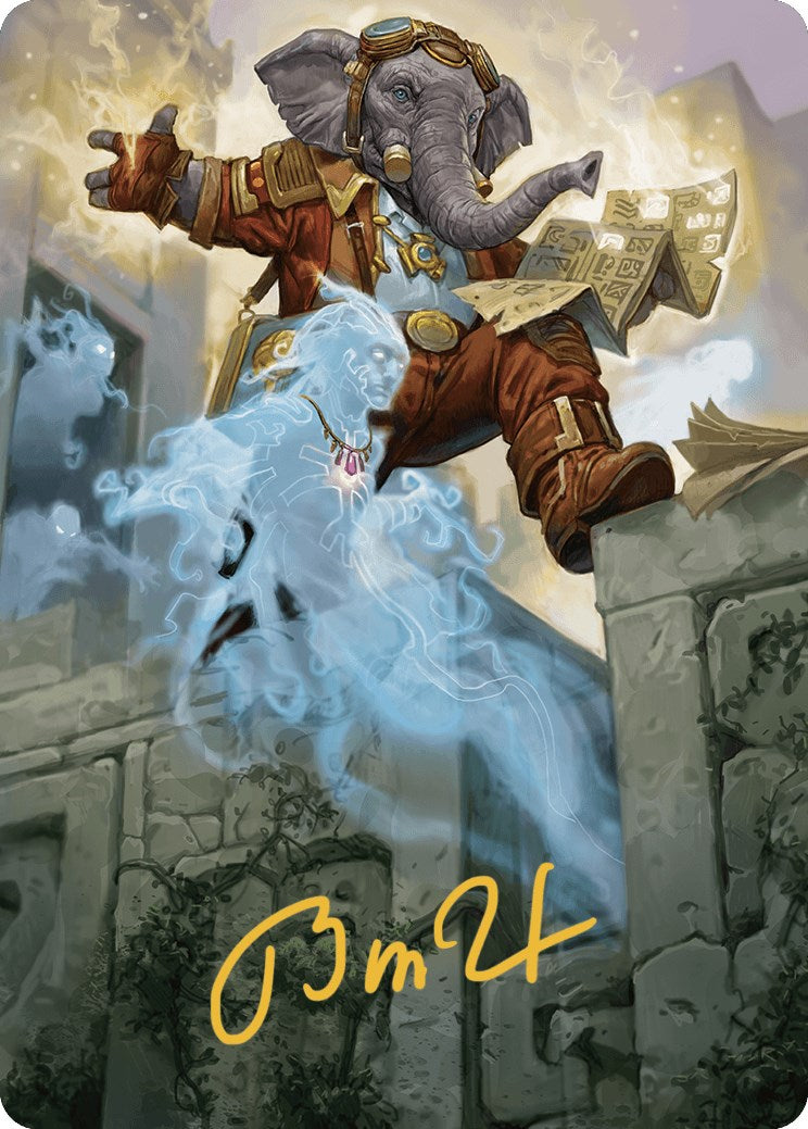 Quintorius Kand Art Card (37/81) (Gold-Stamped Signature) [The Lost Caverns of Ixalan Art Series] | Webway Games