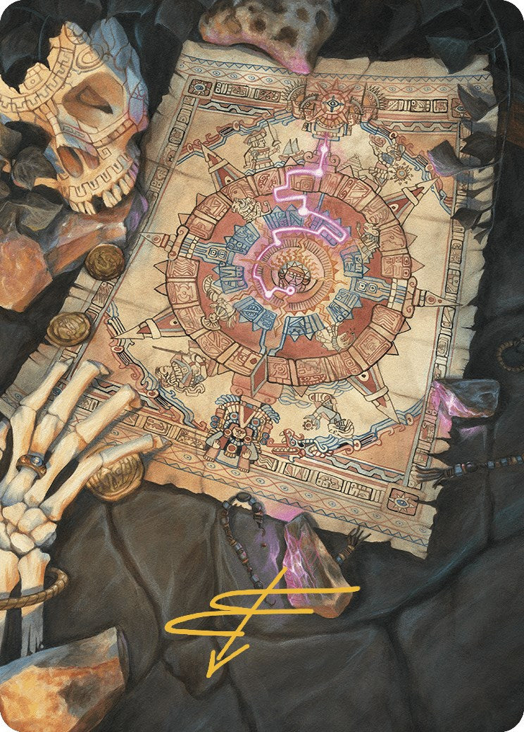 Map Token Art Card (Gold-Stamped Signature) [The Lost Caverns of Ixalan Art Series] | Webway Games