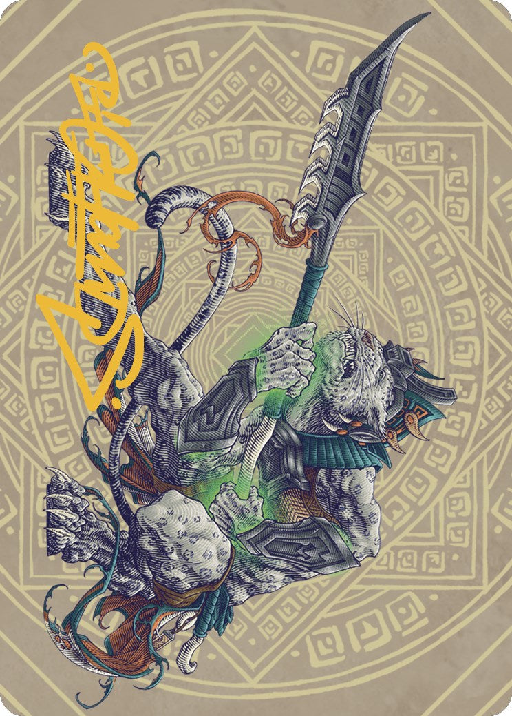 Kutzil, Malamet Exemplar Art Card (Gold-Stamped Signature) [The Lost Caverns of Ixalan Art Series] | Webway Games