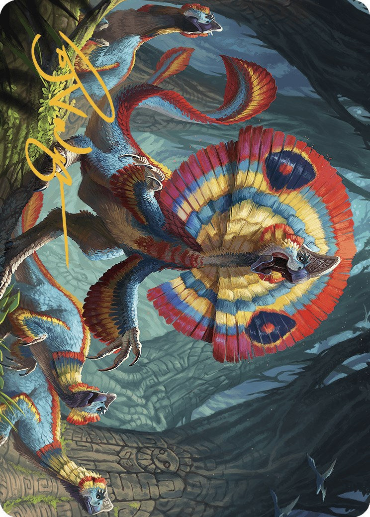 Sunfrill Imitator Art Card (Gold-Stamped Signature) [The Lost Caverns of Ixalan Art Series] | Webway Games