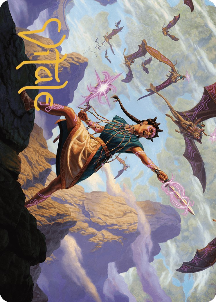 Warden of the Inner Sky Art Card (Gold-Stamped Signature) [The Lost Caverns of Ixalan Art Series] | Webway Games