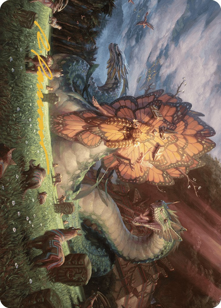 Ojer Kaslem, Deepest Growth Art Card (30/81) (Gold-Stamped Signature) [The Lost Caverns of Ixalan Art Series] | Webway Games