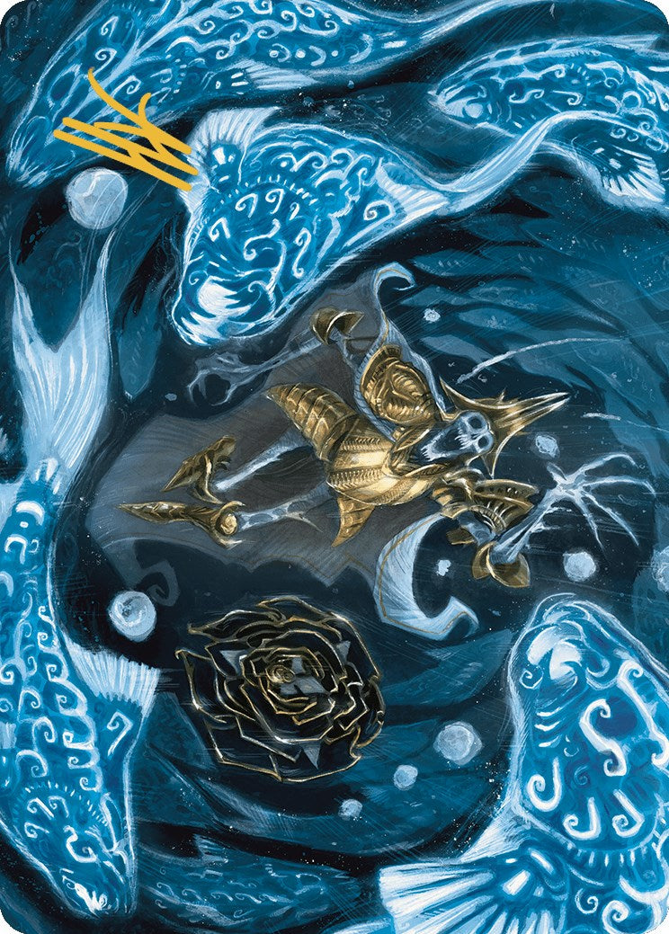 Eaten by Piranhas Art Card (Gold-Stamped Signature) [The Lost Caverns of Ixalan Art Series] | Webway Games