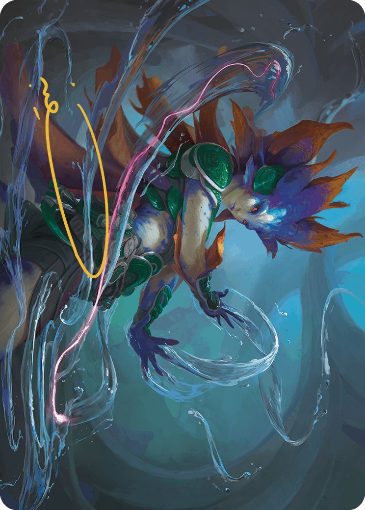Nicanzil, Current Conductor Art Card (Gold-Stamped Signature) [The Lost Caverns of Ixalan Art Series] | Webway Games