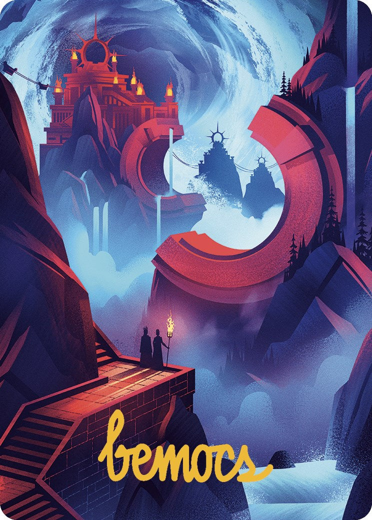 Mountain Art Card (Gold-Stamped Signature) [The Lost Caverns of Ixalan Art Series] | Webway Games