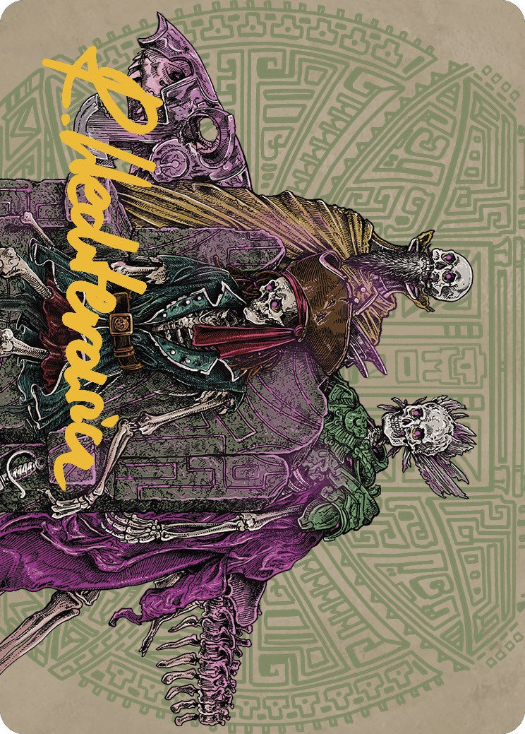 Throne of the Grim Captain Art Card (Gold-Stamped Signature) [The Lost Caverns of Ixalan Art Series] | Webway Games