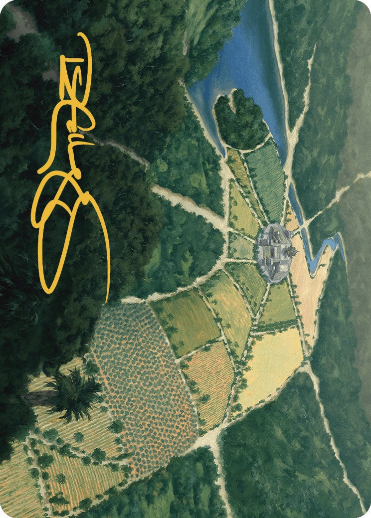 Restless Prairie Art Card (Gold-Stamped Signature) [The Lost Caverns of Ixalan Art Series] | Webway Games
