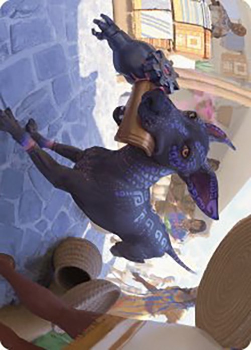 Mischievous Pup Art Card [The Lost Caverns of Ixalan Art Series] | Webway Games