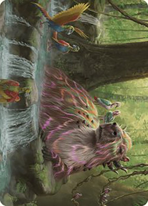Basking Capybara Art Card [The Lost Caverns of Ixalan Art Series] | Webway Games