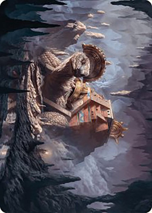 Bedrock Tortoise Art Card [The Lost Caverns of Ixalan Art Series] | Webway Games
