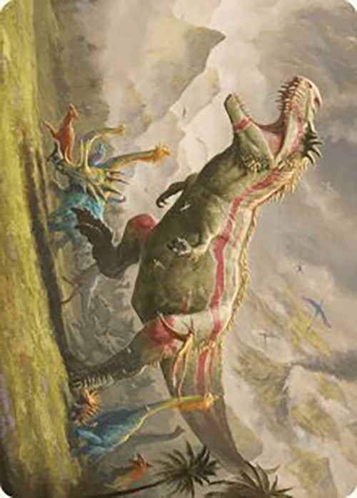 Ghalta, Stampede Tyrant Art Card [The Lost Caverns of Ixalan Art Series] | Webway Games