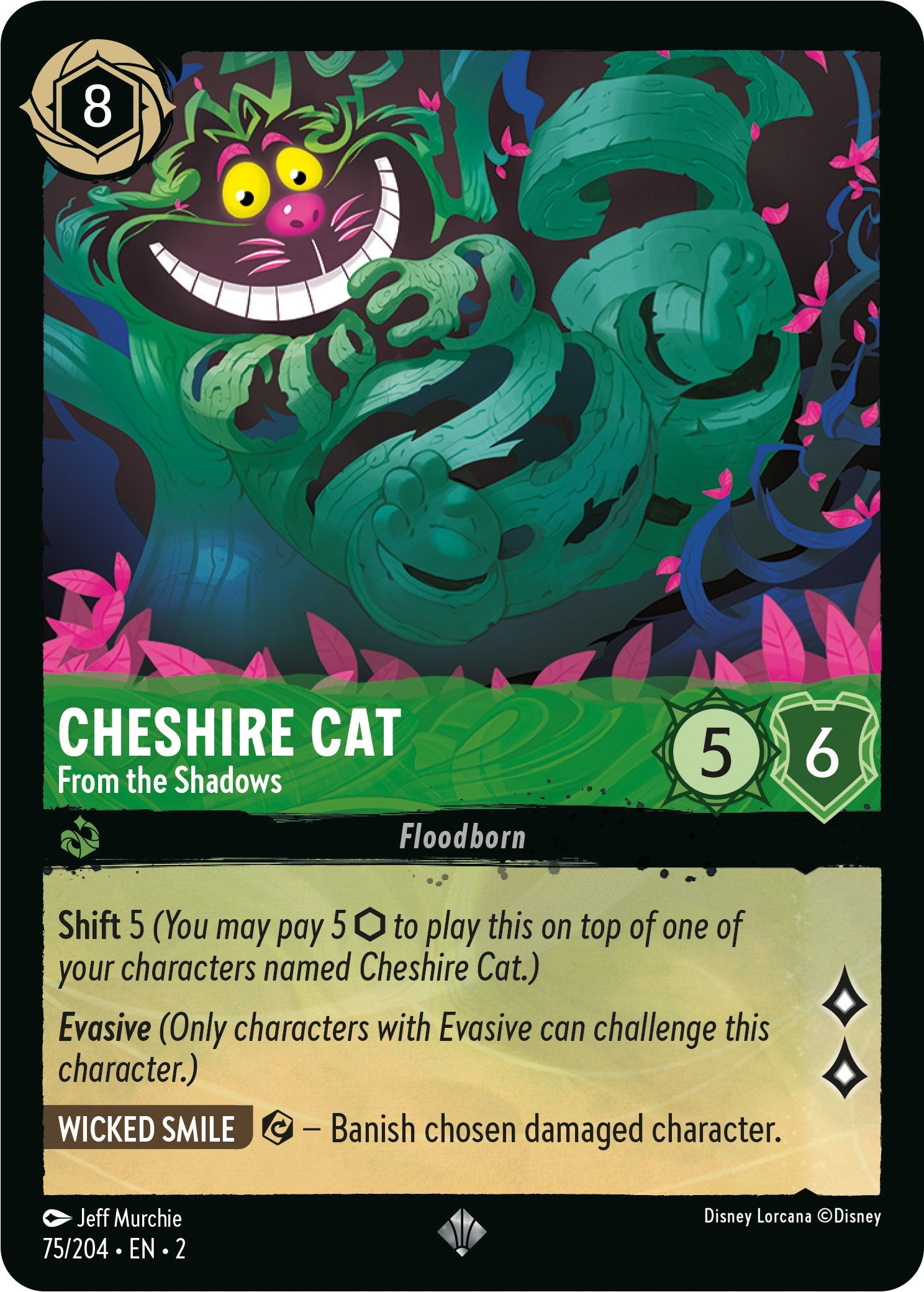 Cheshire Cat - From the Shadows (75/204) [Rise of the Floodborn] | Webway Games