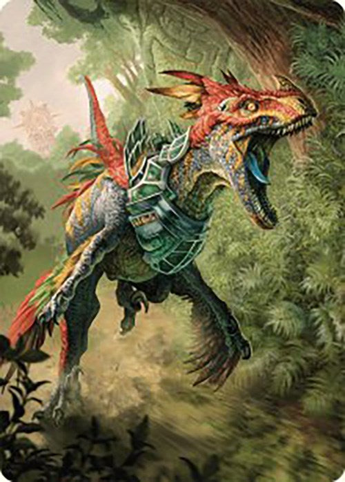 Dinosaur Token Art Card [The Lost Caverns of Ixalan Art Series] | Webway Games