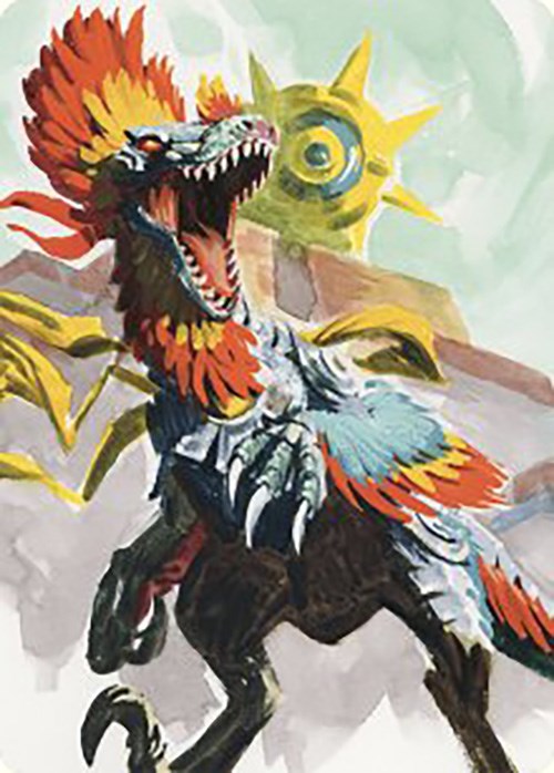 Pantlaza, Sun-Favored Art Card [The Lost Caverns of Ixalan Art Series] | Webway Games