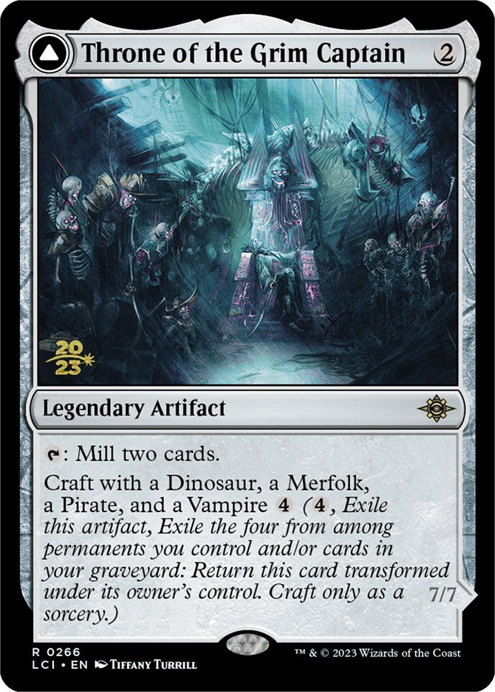 Throne of the Grim Captain // The Grim Captain [The Lost Caverns of Ixalan Prerelease Cards] | Webway Games