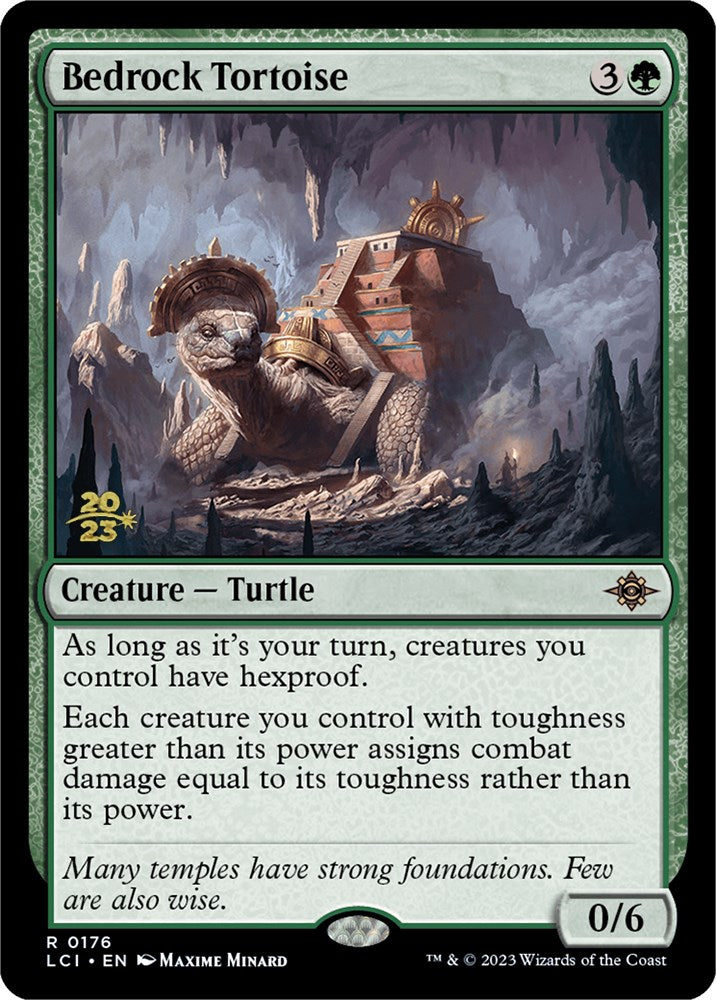 Bedrock Tortoise [The Lost Caverns of Ixalan Prerelease Cards] | Webway Games