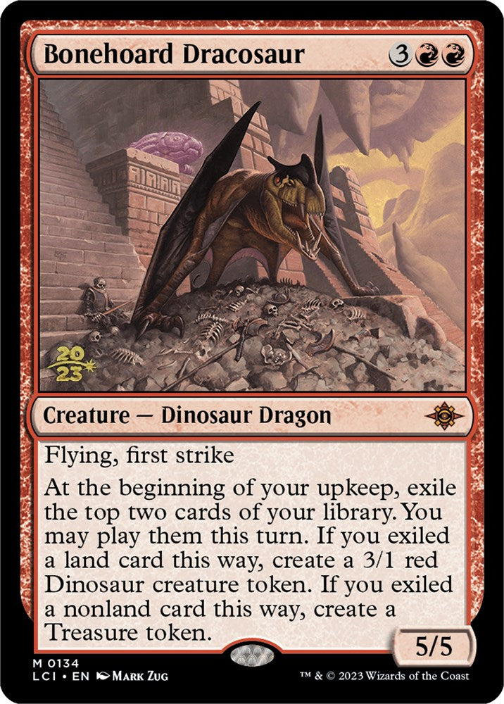 Bonehoard Dracosaur [The Lost Caverns of Ixalan Prerelease Cards] | Webway Games
