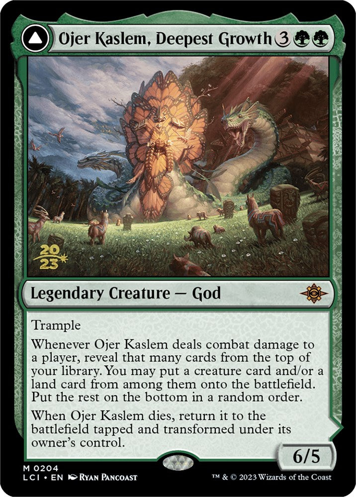 Ojer Kaslem, Deepest Growth // Temple of Cultivation [The Lost Caverns of Ixalan Prerelease Cards] | Webway Games